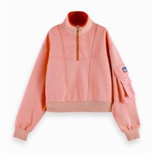 Scotch and Soda cropped oversized sweater